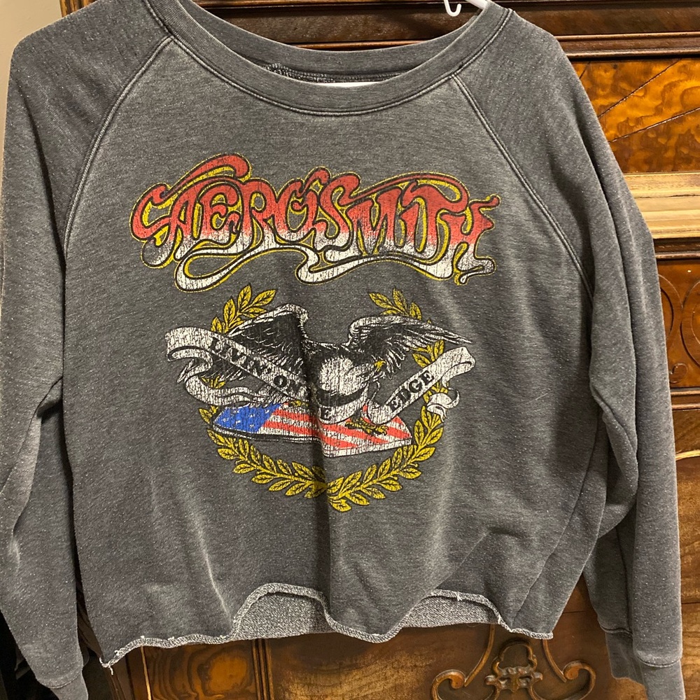 Aerosmith Crop Sweatshirt